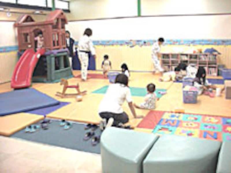 レストランのキッズコーナー