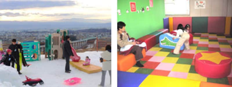 雪遊び広場&屋内プレイスペース(南パラダ)