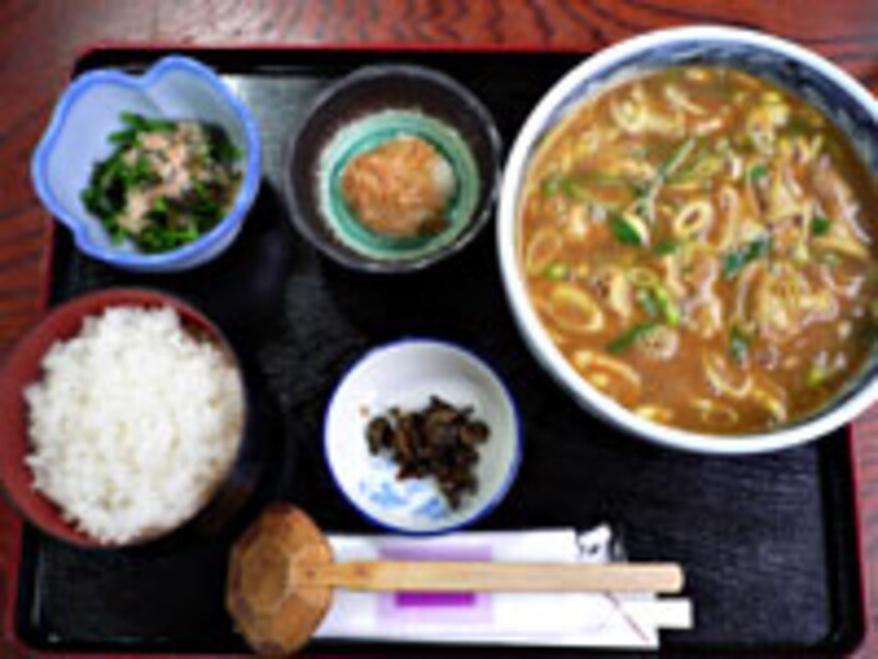 カレーうどん定食