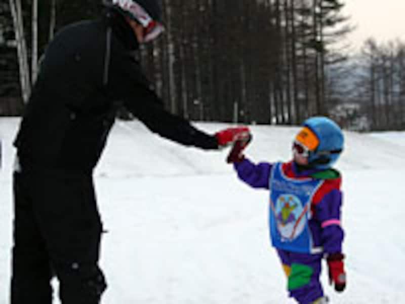 レッスン風景（キッズスキー2）