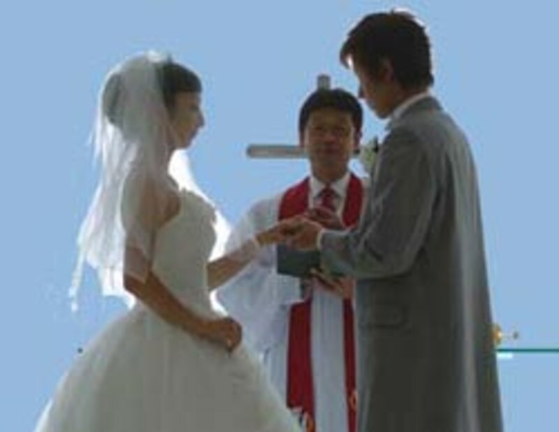 アクアルーチェ・チャペルでの結婚式
