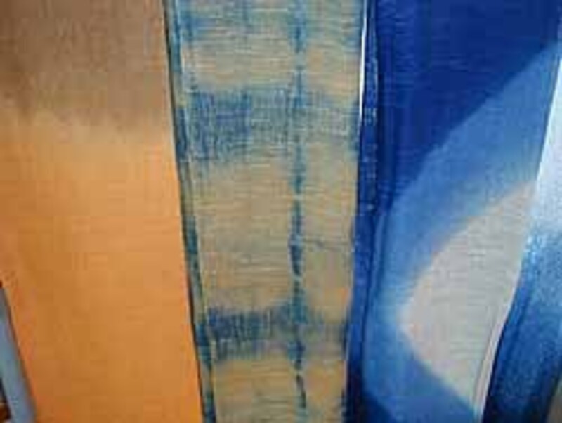 藍染なみかわのマージ染めの作品