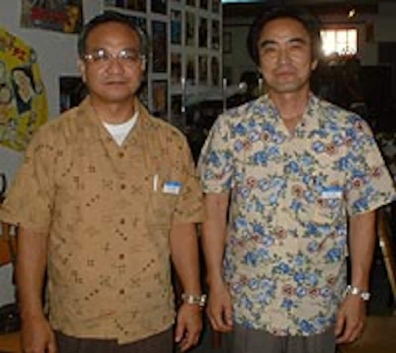 海邦銀行コザ支店の支店長さんと部長さん