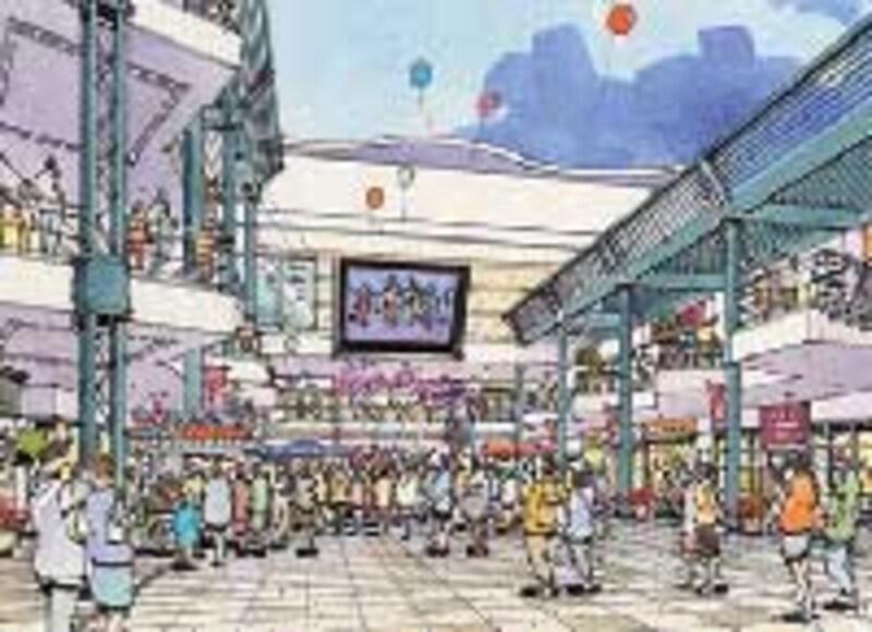 沖縄市のミュージックタウン完成イメージ