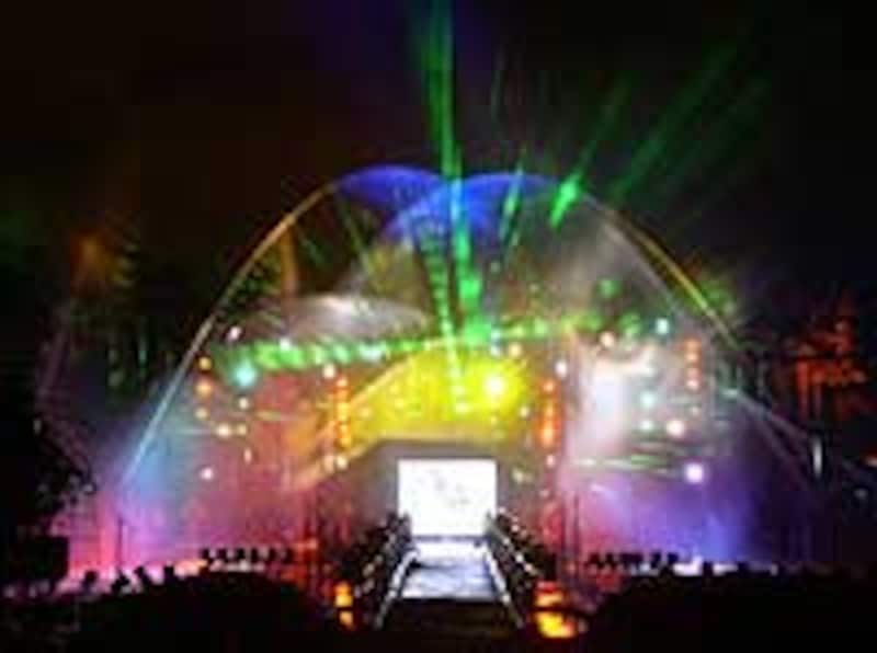 東南植物楽園のイルミネーション