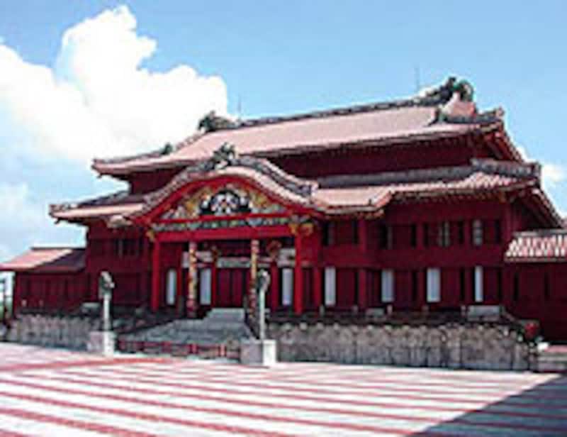 世界遺産の首里城