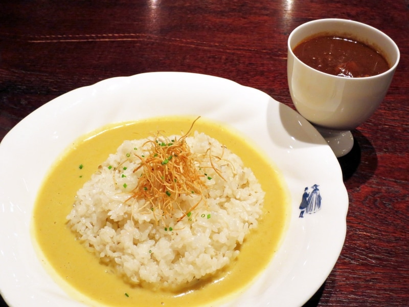 横濱フランスカレー(1350円税込)。1日限定20食、11:30~14:00までのメニュー(2014年7月12日撮影)