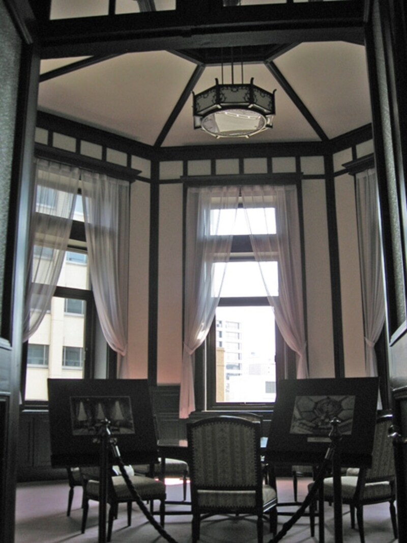 一般公開日のみ見学できる2階「特別室」