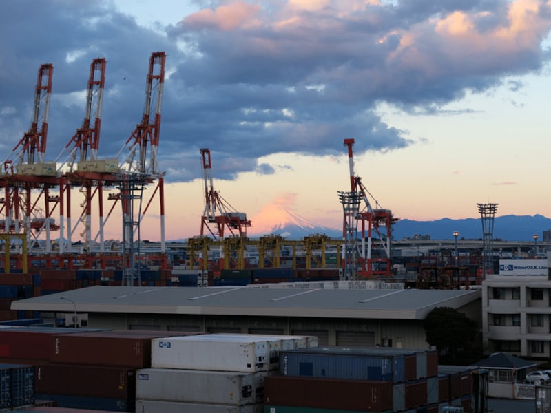 反対側に富士山が見えたのが救いでした!(2015年1月1日撮影)