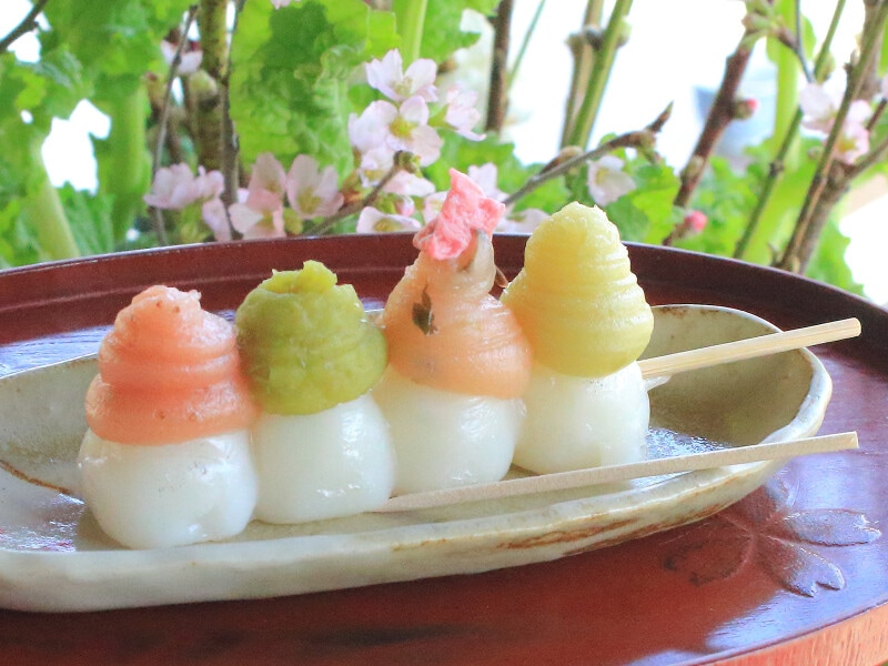 三溪園茶寮「春恋だんご(300円税込)」(画像提供:三溪園)