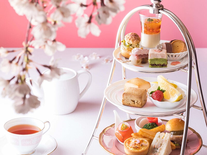 さくら アフタヌーンティー(4400円~税・サ料込)(画像提供:横浜ベイホテル東急)