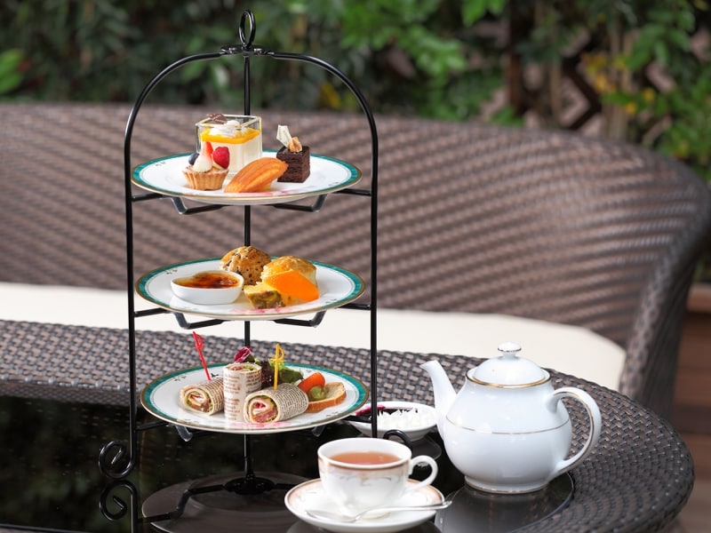 新横浜駅近く、新横浜グレイスホテルのティーラウンジでアフタヌーンティーを楽しんではundefined※内容は季節によって変化します(画像提供:新横浜グレイスホテル)