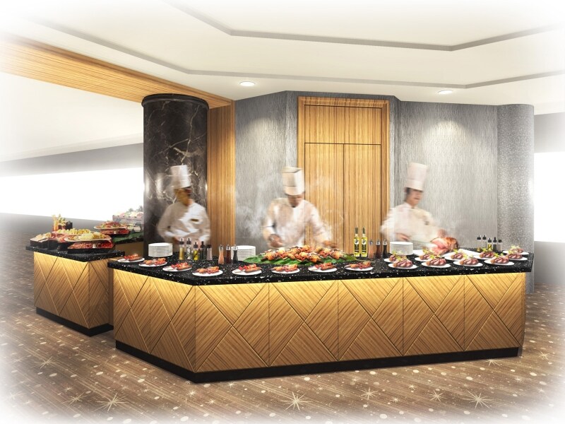 スカイラウンジ「シリウス」のランチブッフェに「ライブキッチン」が新登場（画像はイメージ、画像提供：横浜ロイヤルパークホテル）