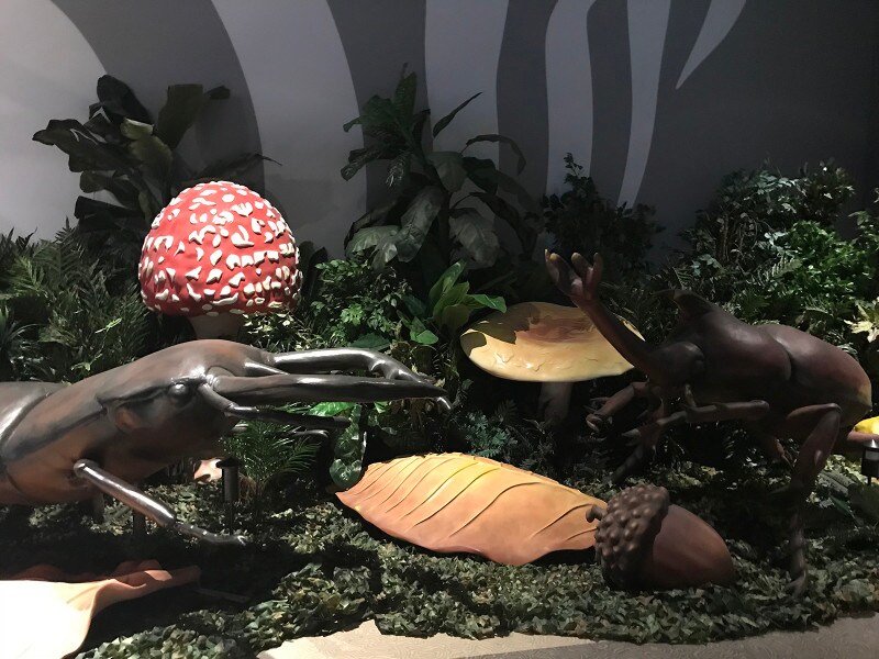 「変身!昆虫スゴわざ展2018」開催の様子(画像提供:オービィ横浜)