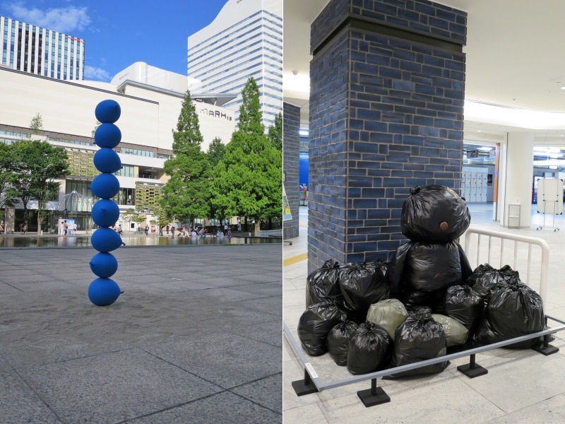 左:ギムホンソック《8つの息(7273)》2014undefined右:ギムホンソック《クマのような構造物-629》2013-2014undefined協力:MARK IS みなとみらい