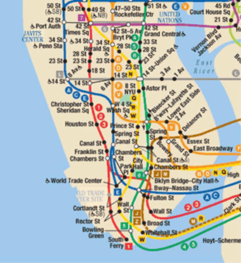 NY地下鉄マップ