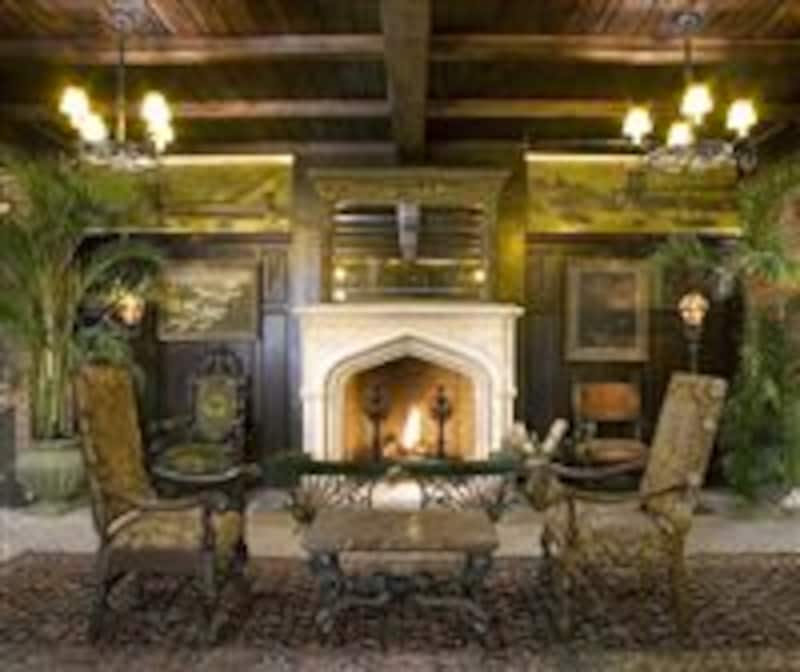 印象的なロビー