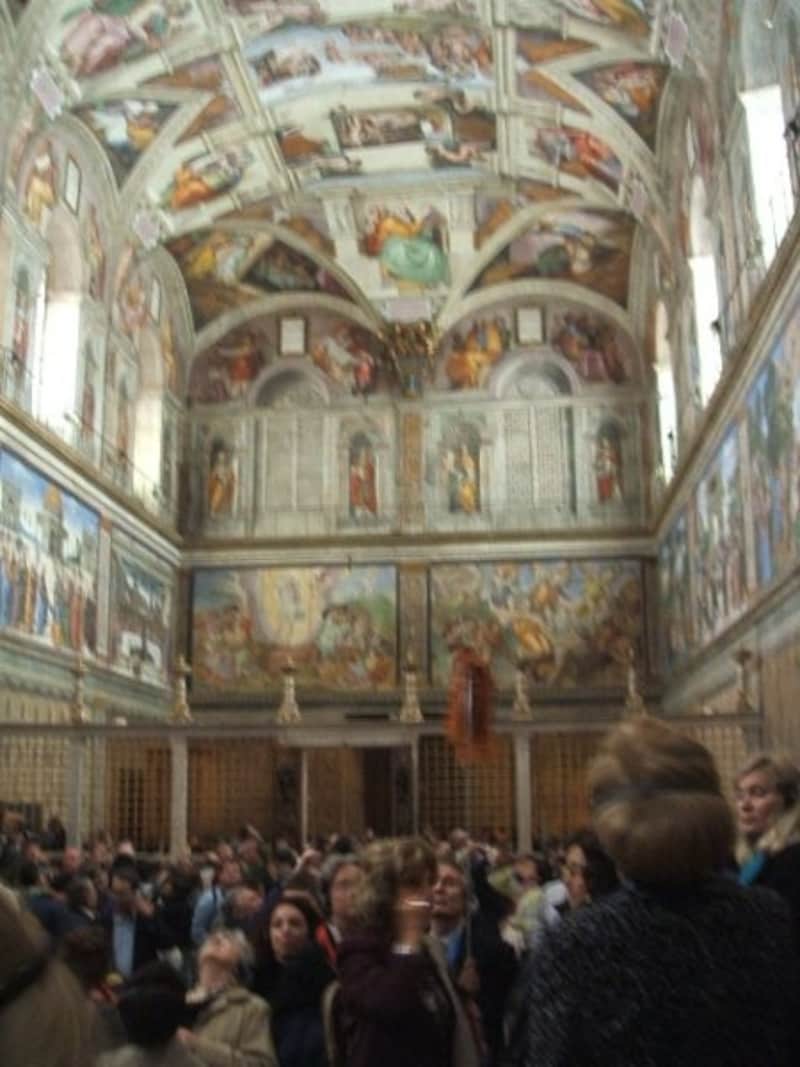ミケランジェロの仕事を生で！システィーナ礼拝堂のフレスコ画