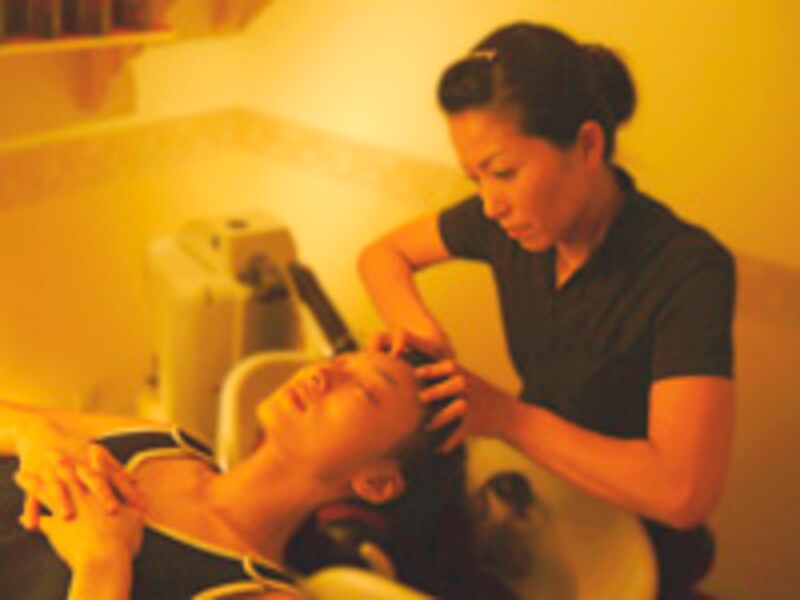 深頭筋マッサージ