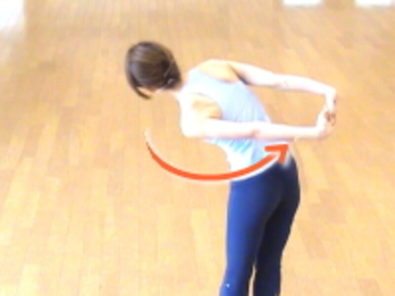 肋骨周辺ジョイレッチエクササイズ手順１