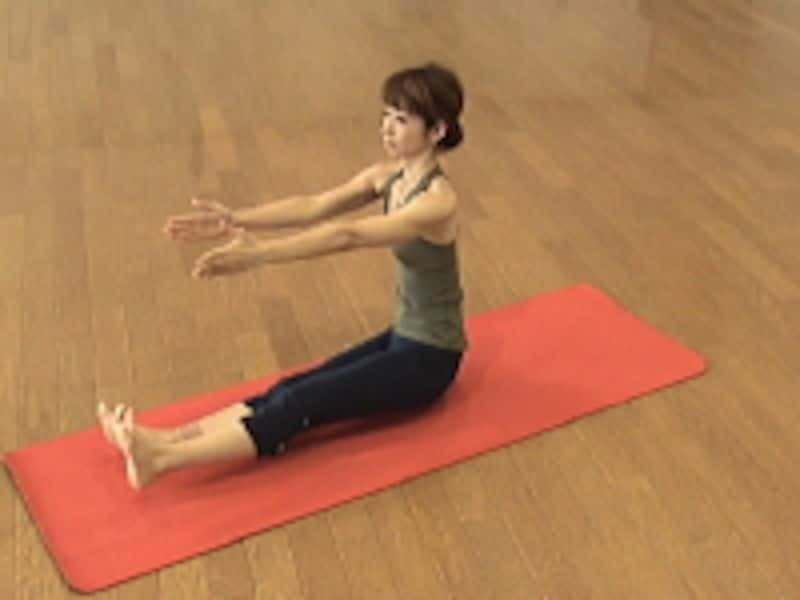 お尻歩きエクササイズ２