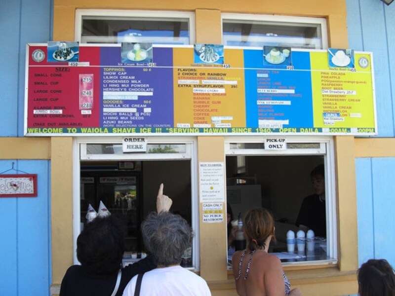 オバマ大統領のお気に入り?! パッションフルーツ、ライム、チェリーを組み合わせた「オバマズ・レインボー」なるおススメメニューもあり