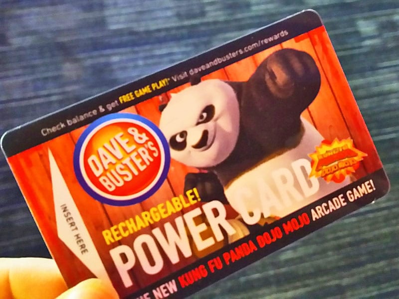 こちらがパワーカード。ポイント購入額が高いほどおまけのポイントがついてお得