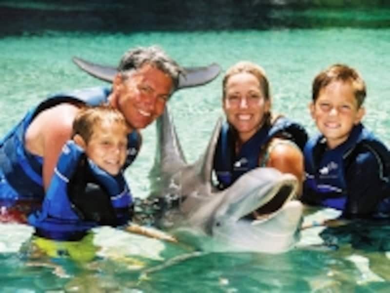 ホテルに居ながら貴重なイルカ体験