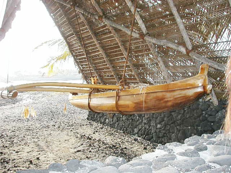 カメハメハ大王が所有していたケアワヌイ上陸場跡