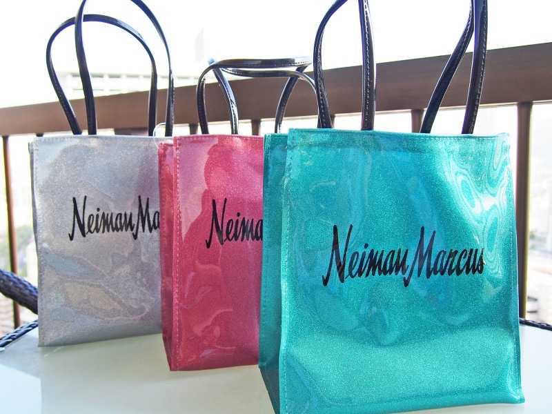 サブバッグに使えるサイズ。透明バージョンもある