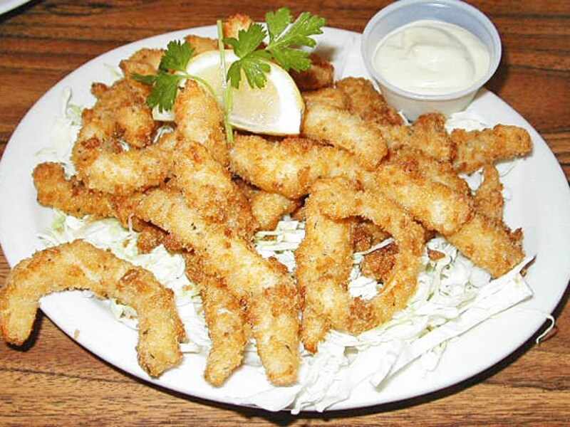 子供も大好きな「カラマリ・テンプラ」。カラマリはイタリア語でイカのこと