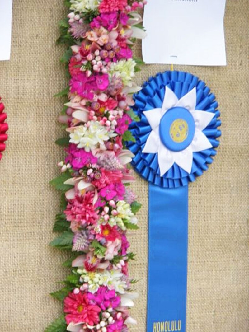 繊細で緻密なレイ。その技術の高さ、芸術性の高さに驚くはず