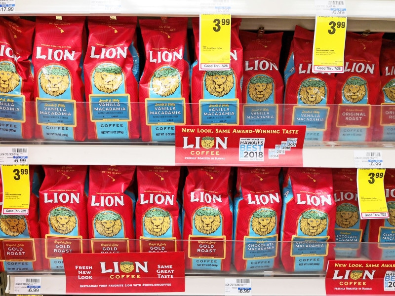 日本では1300~1500円のライオンコーヒーが3.99ドル!