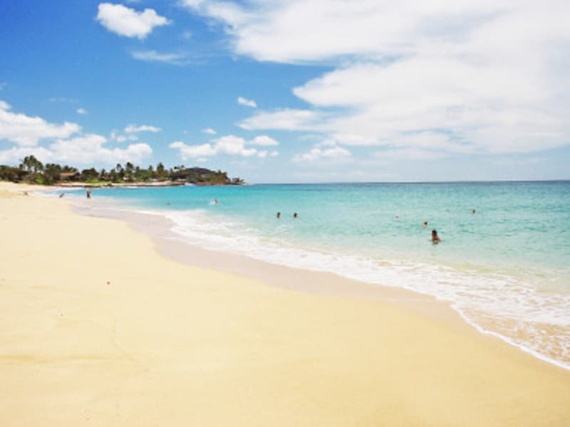 オアフ島最西端手前にあるマカハビーチ