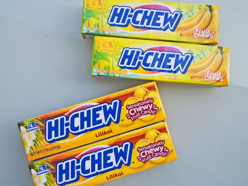 ご当地味のハイチュウ リリコイとバナナ(1本1.79ドル)