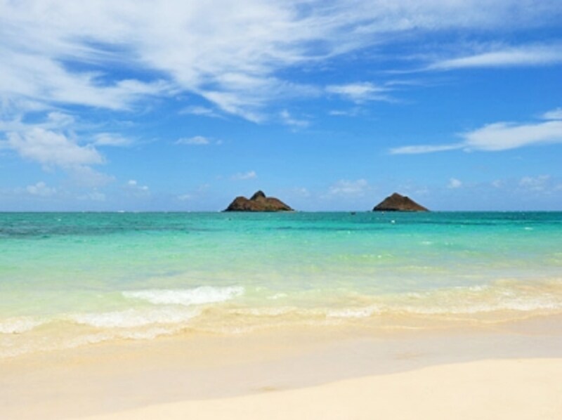 オアフ島で一番美しいといわれるラニカイ・ビーチも、過去に全米No.1を受賞