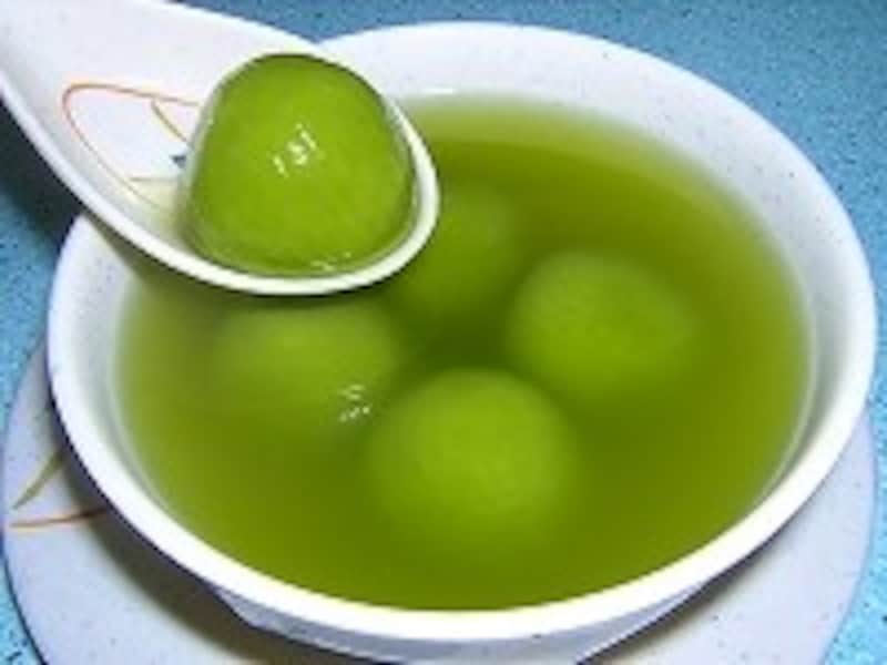 緑茶[女乃]皇湯圓