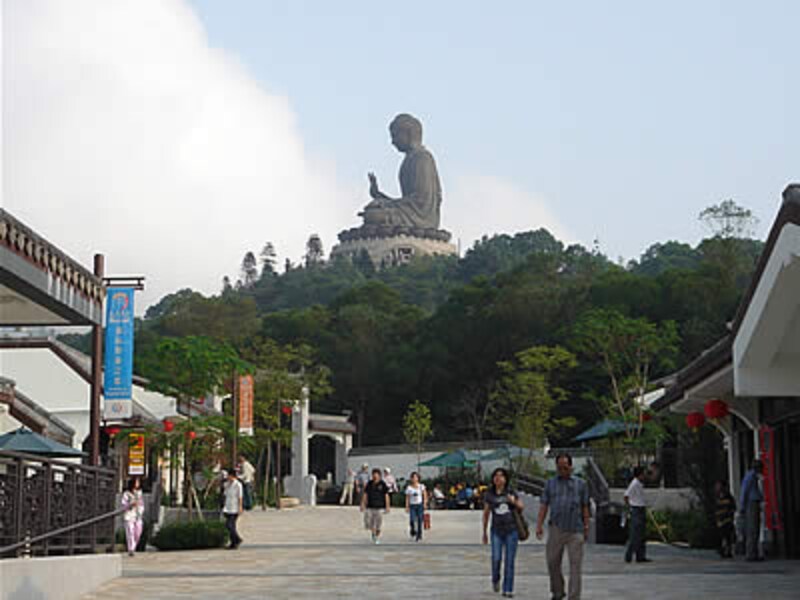 ゴンピン・ビレッジから見える大仏