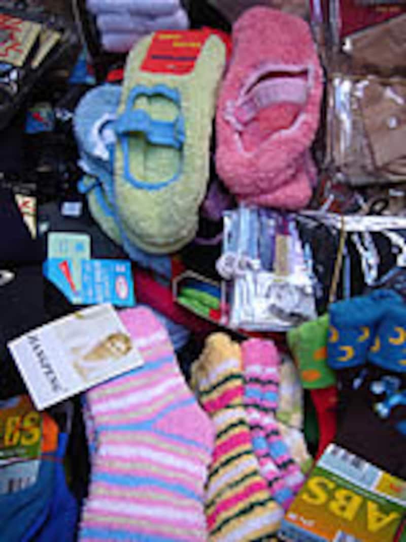 ソックスのワゴン