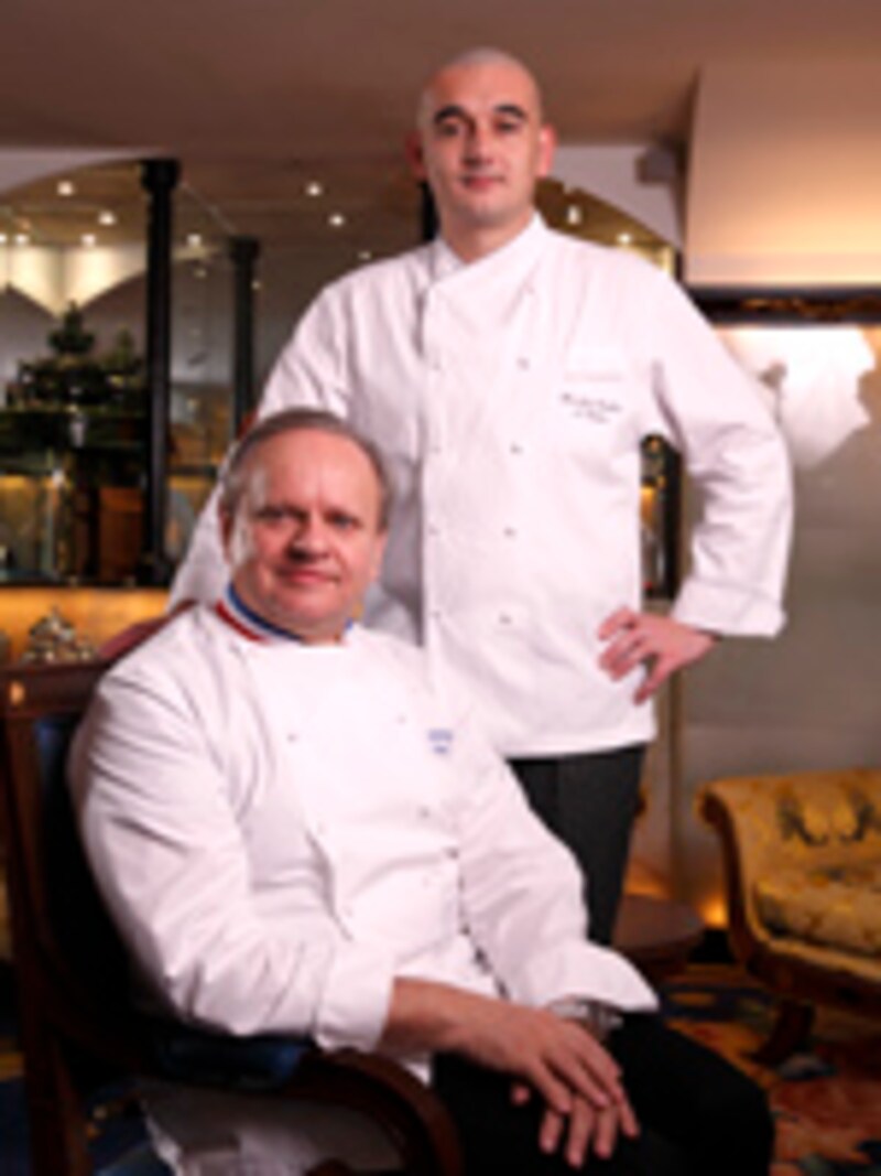 シェフとロブション氏