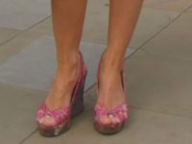 ピンクサンダル