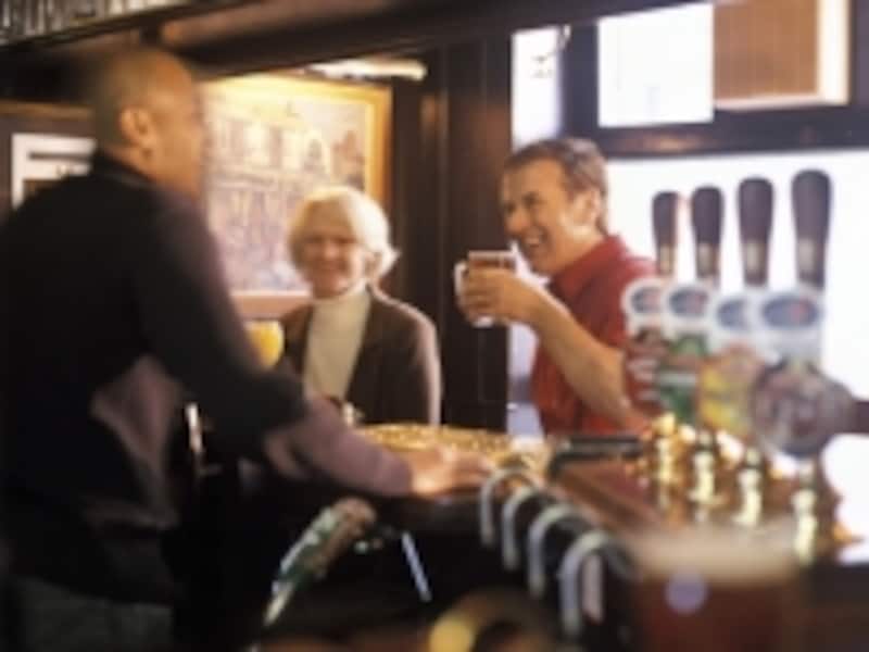 パブのカウンターt