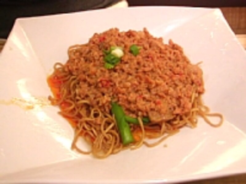 Minced Pork Kong Chai Noodle