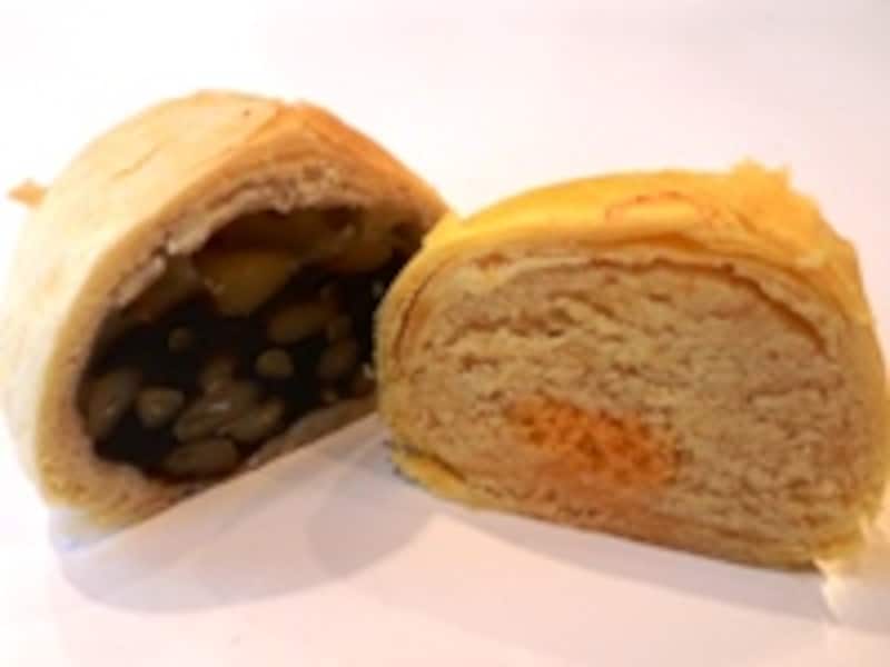 棗泥松子酥と?黄小月餅