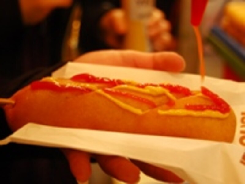 揚げたてアメリカンドッグ 