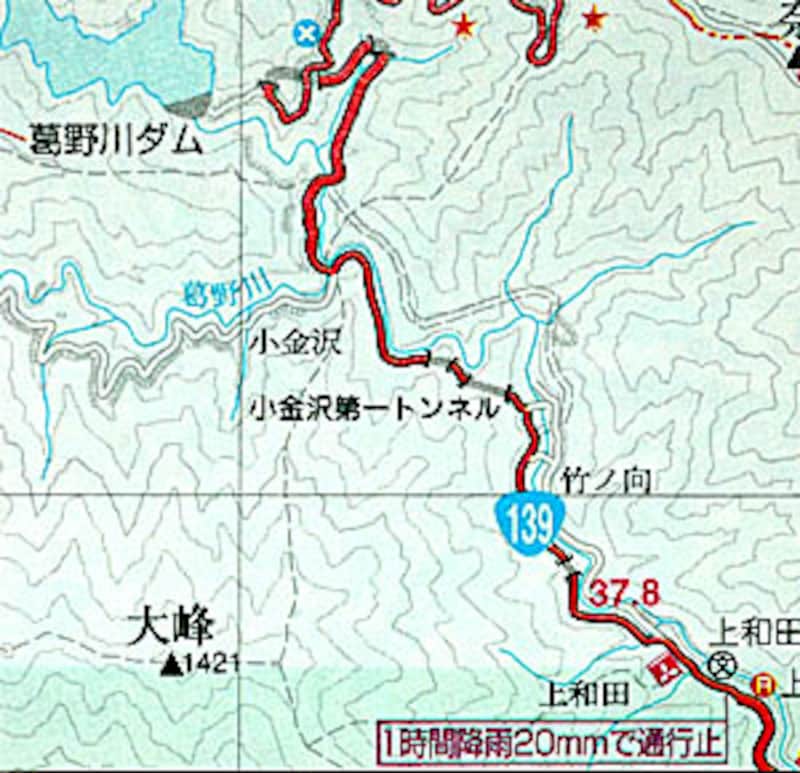 等高線による高さの表現