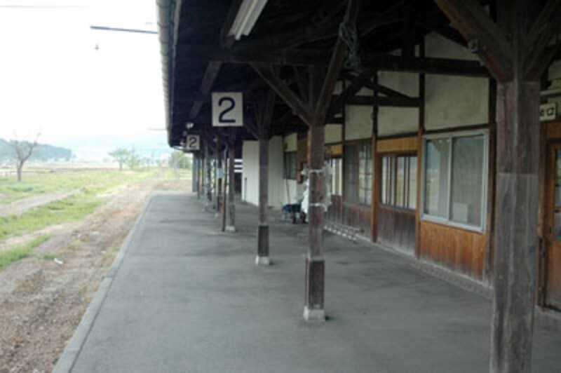 長野電鉄木島線木島駅