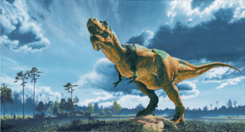 「恐竜博2005」“スー”の復元画