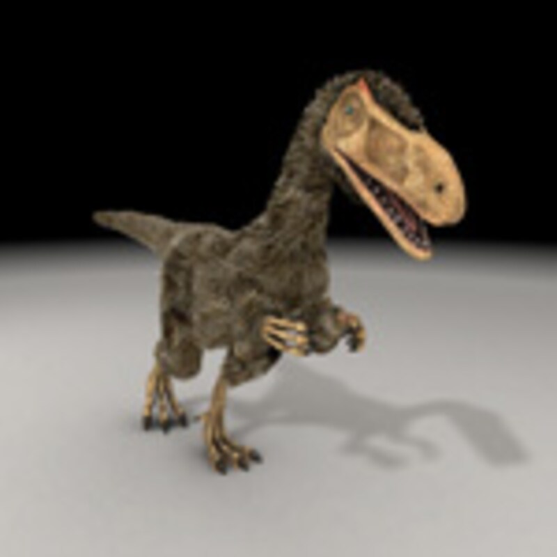 「恐竜博2005」CGで再現されたディロング