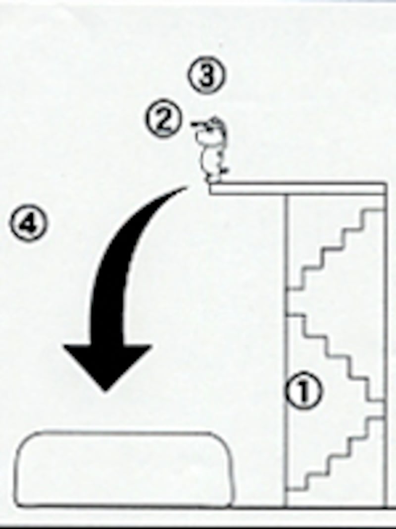 4台のカメラの設置場所